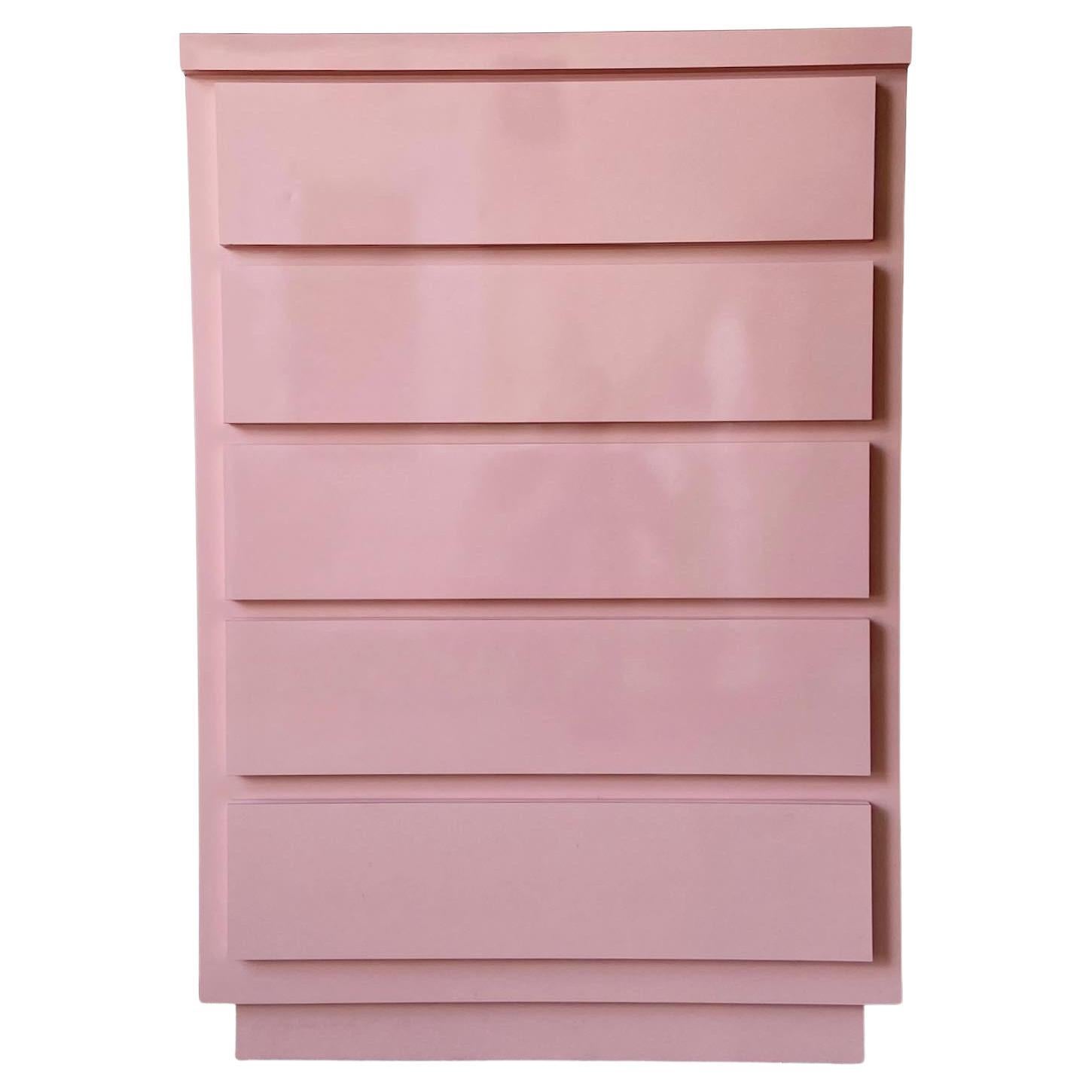 Vintage Atomic White Lacquered With Brass Highboy For Sale at 1stDibs