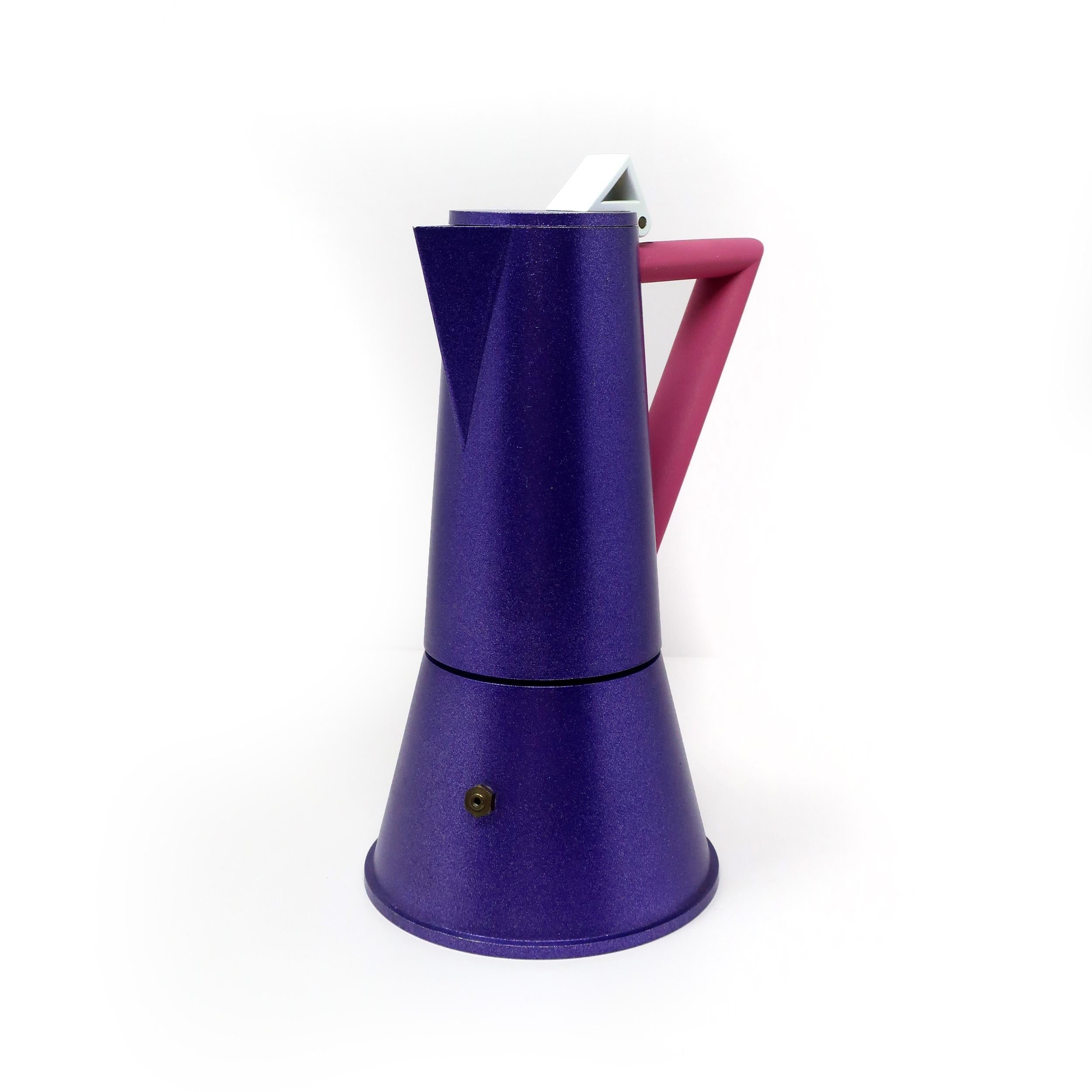 purple coffee pot