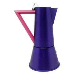 Postmodern Pink and Purple Espresso Pot by Ettore Sottsass for Lagostina
