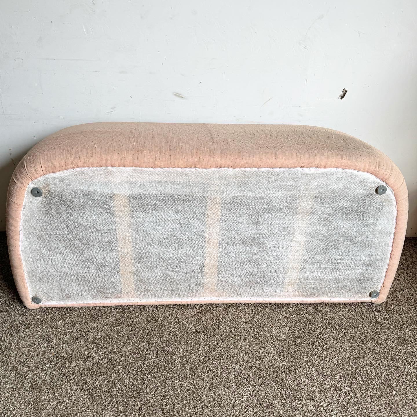 Postmodern Pink Sofa by Thayer Coggin For Sale 3