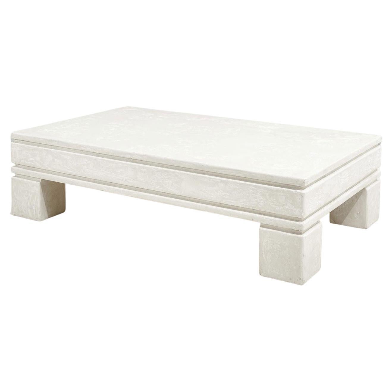 Plaster Faux Rock Coffee Table by Sirmos at 1stDibs rock glass coffee