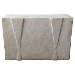Postmodern Plaster Console Table