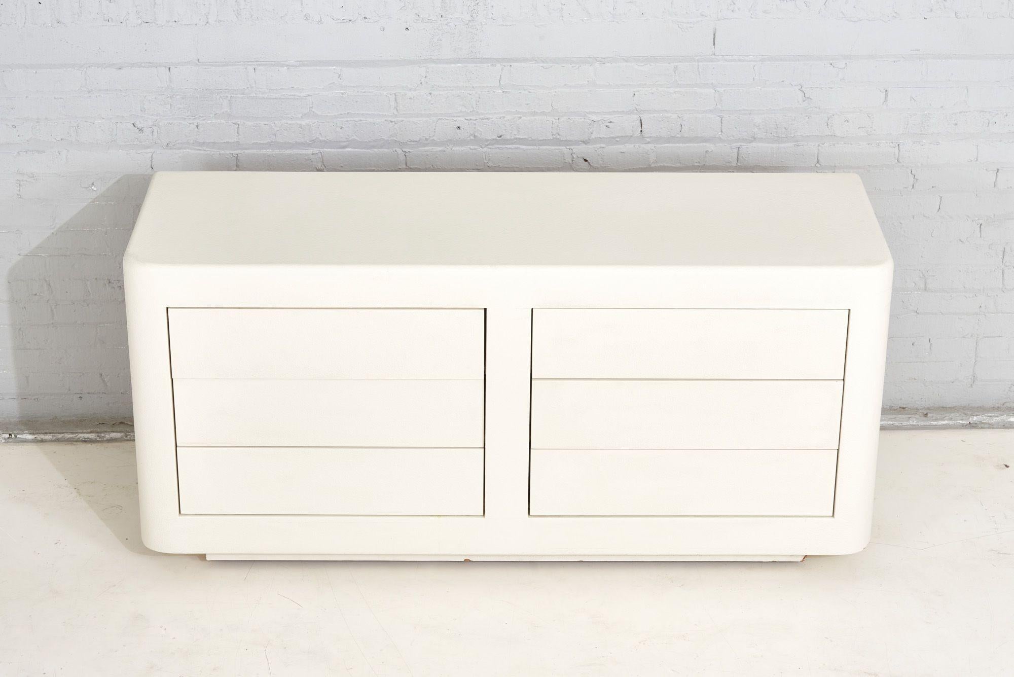 American Postmodern Plaster Dresser, 1970