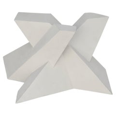 Postmodern Plaster Sculptural Abstract Coffee Table Base