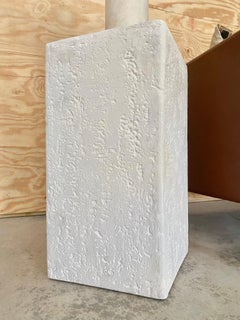 Postmodern Plaster Sculpture Pedestal / Plant Stand