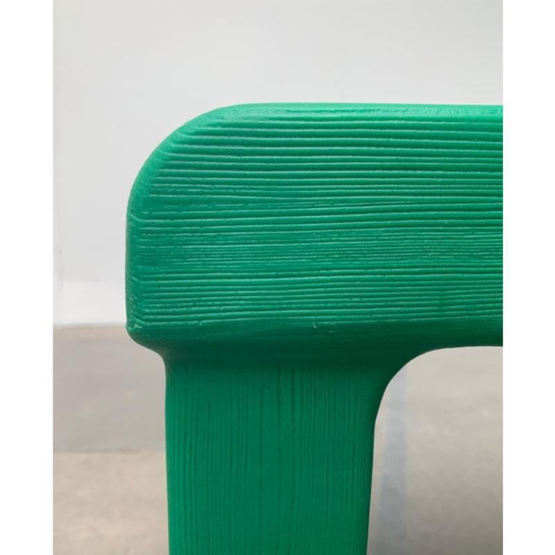 Taburete posmoderno de plástico imitación madera, años 80 en venta 4