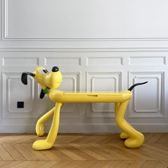 Escritorio postmoderno Pluto de Pierre Colleu para Starform y Disney, Francia años 80.