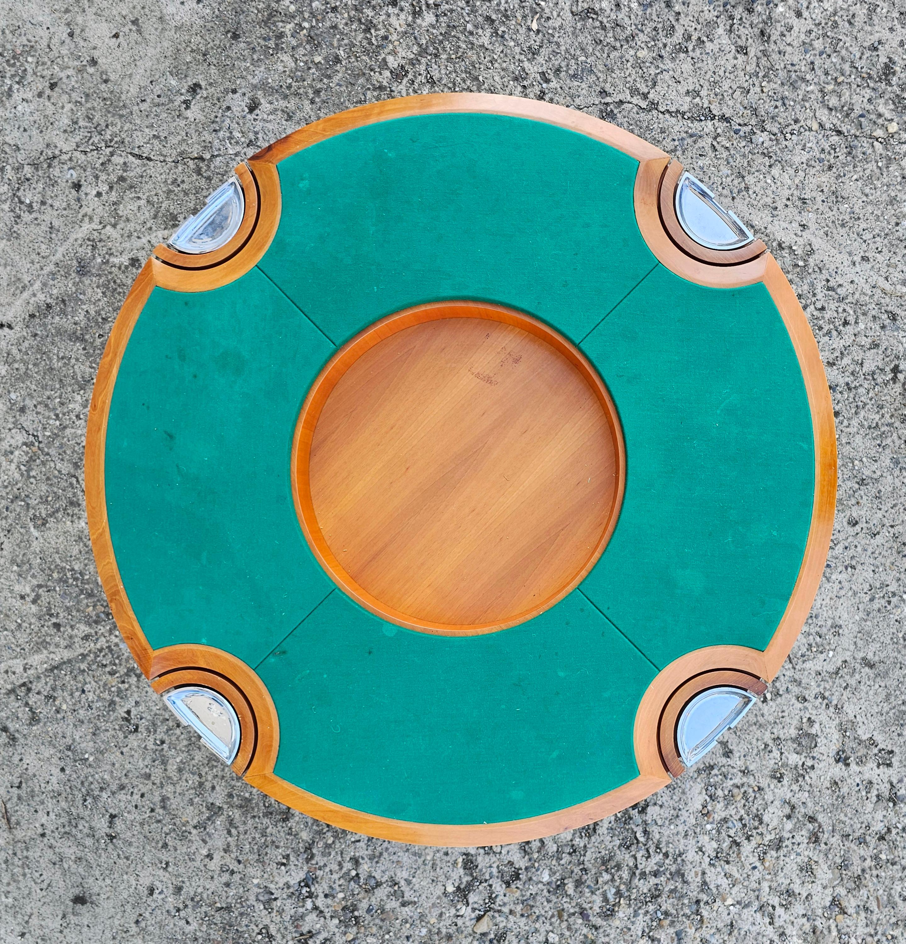 Métal Table de poker ou de jeu postmoderne 