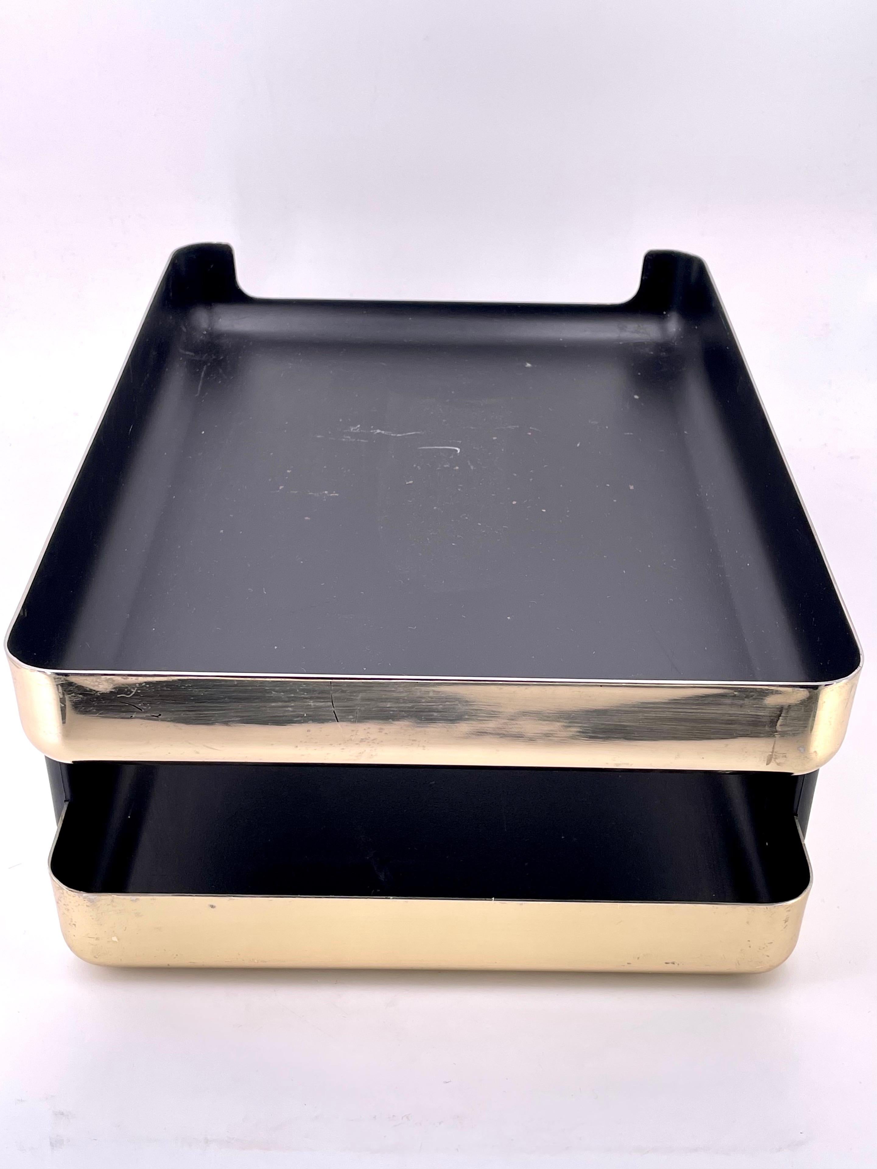 brass letter tray