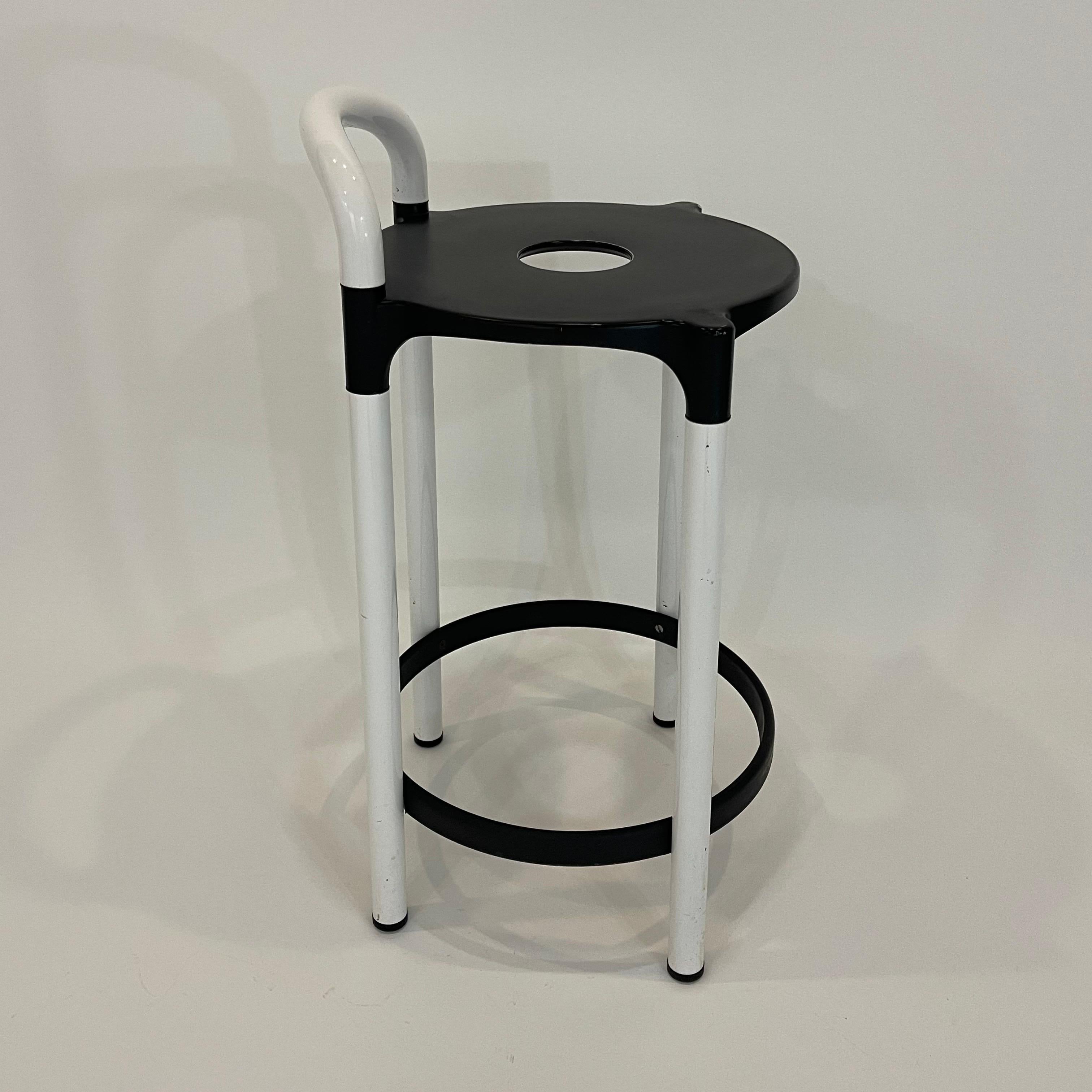 Molded Postmodern Polo Stool Model 4822 by Anna Castelli Ferrieri for Kartell, Italy For Sale