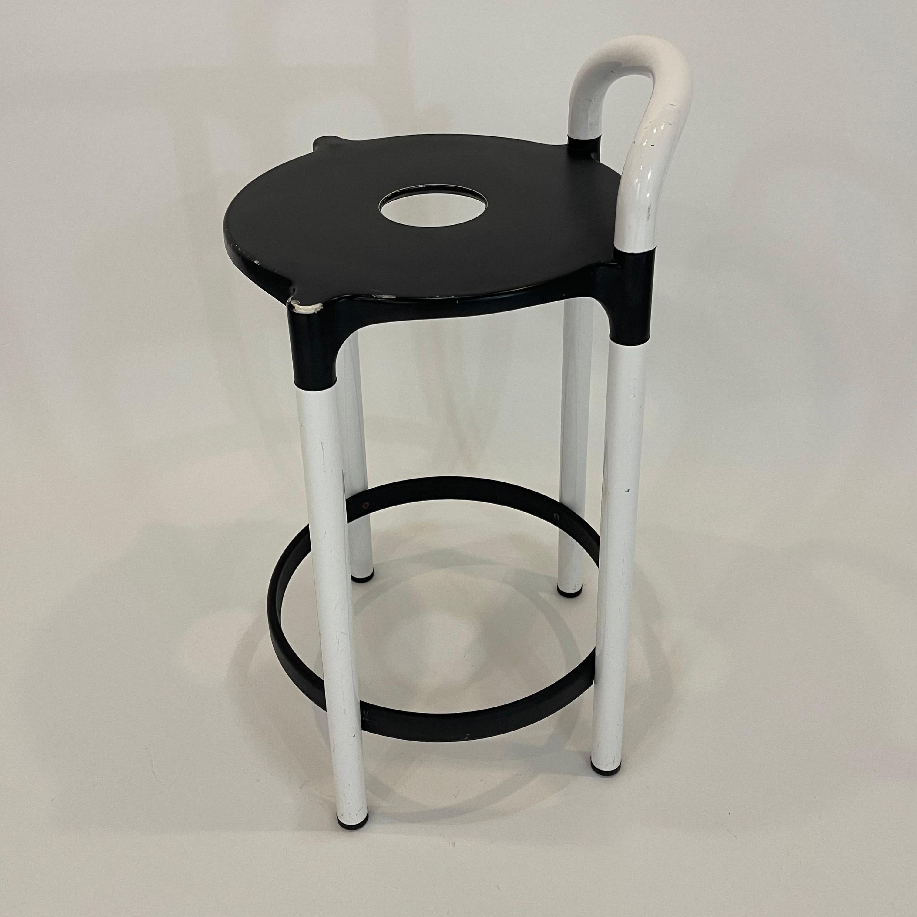 Postmodern Polo Stool Model 4822 by Anna Castelli Ferrieri for Kartell, Italy In Good Condition For Sale In Miami, FL
