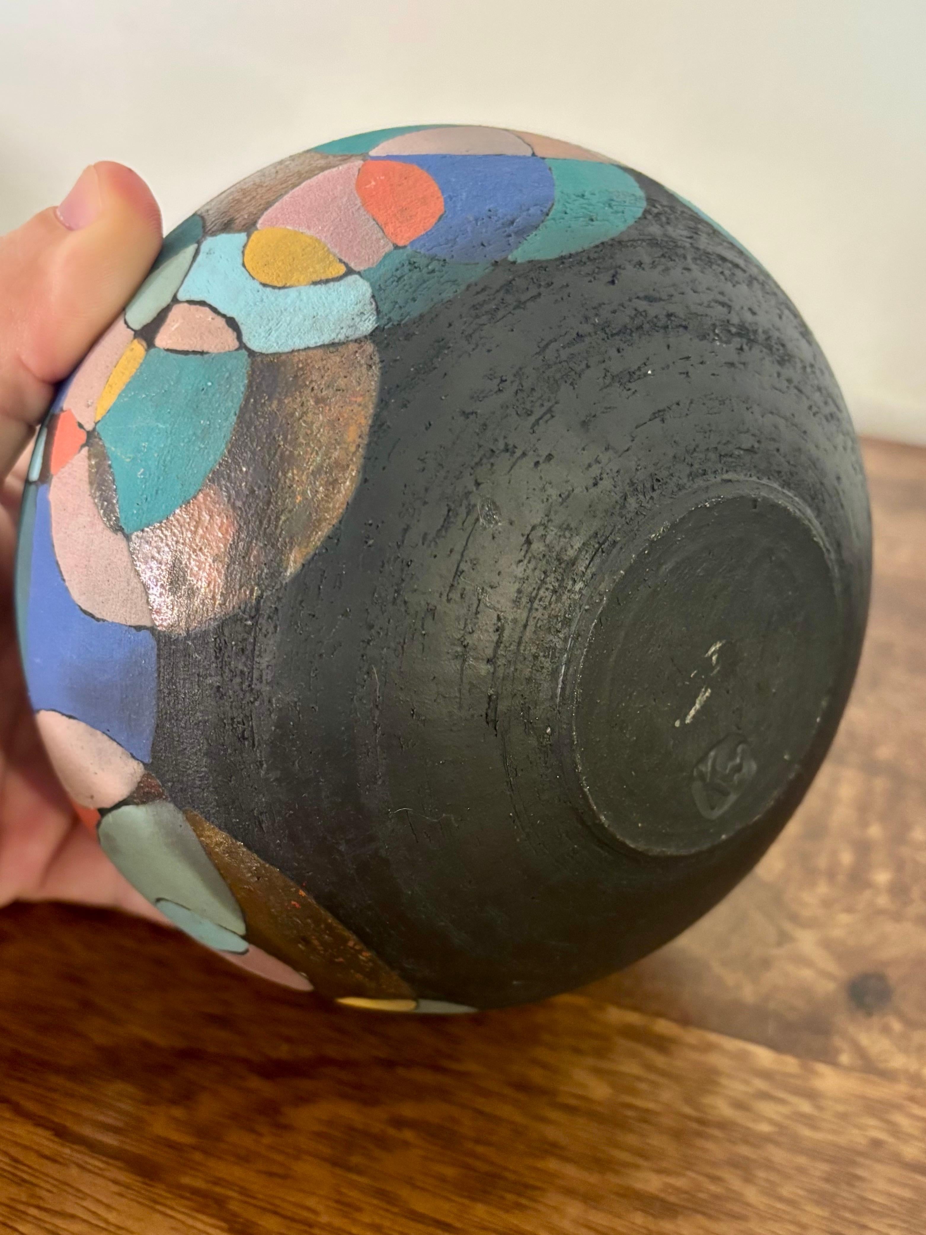 Studio Pottery Raku Postmoderno Pop Art Firmato dall'artista In condizioni buone in vendita a Delray Beach, FL