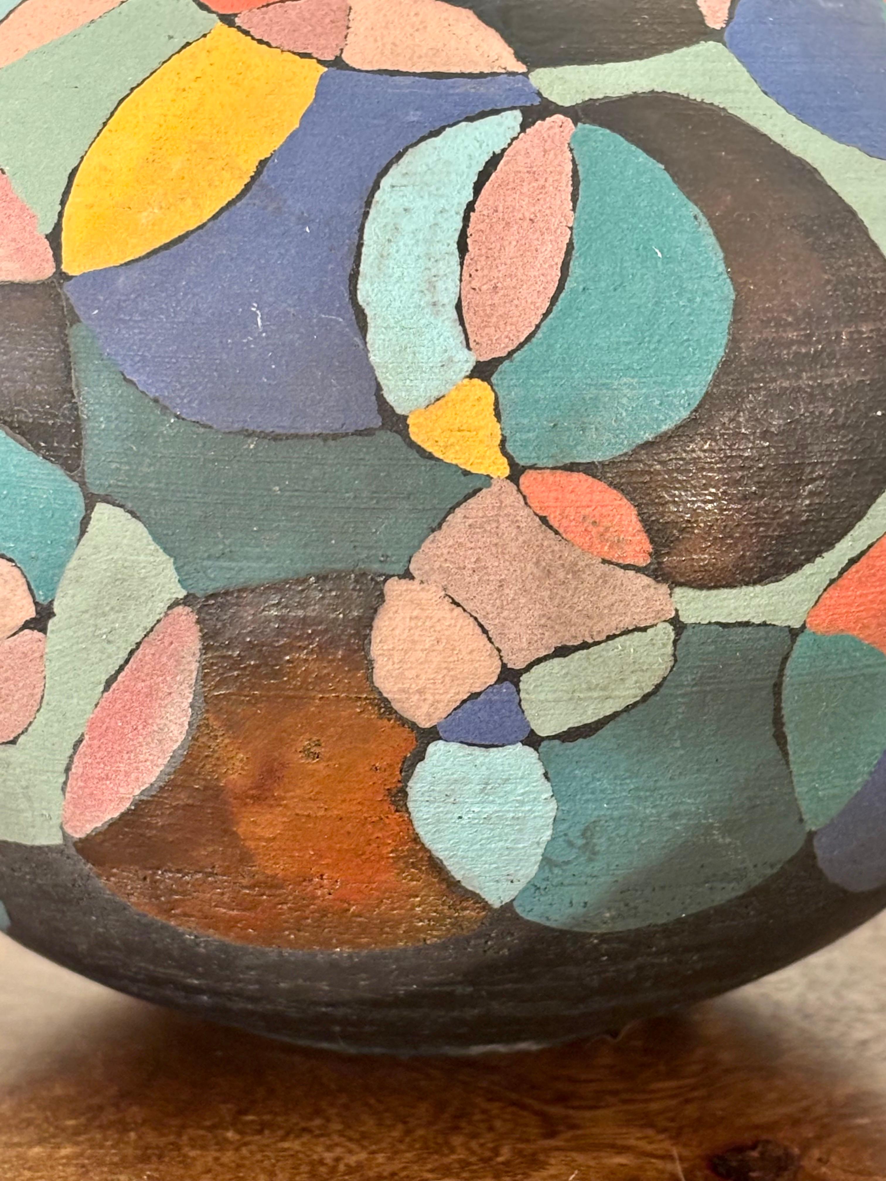 XX secolo Studio Pottery Raku Postmoderno Pop Art Firmato dall'artista in vendita