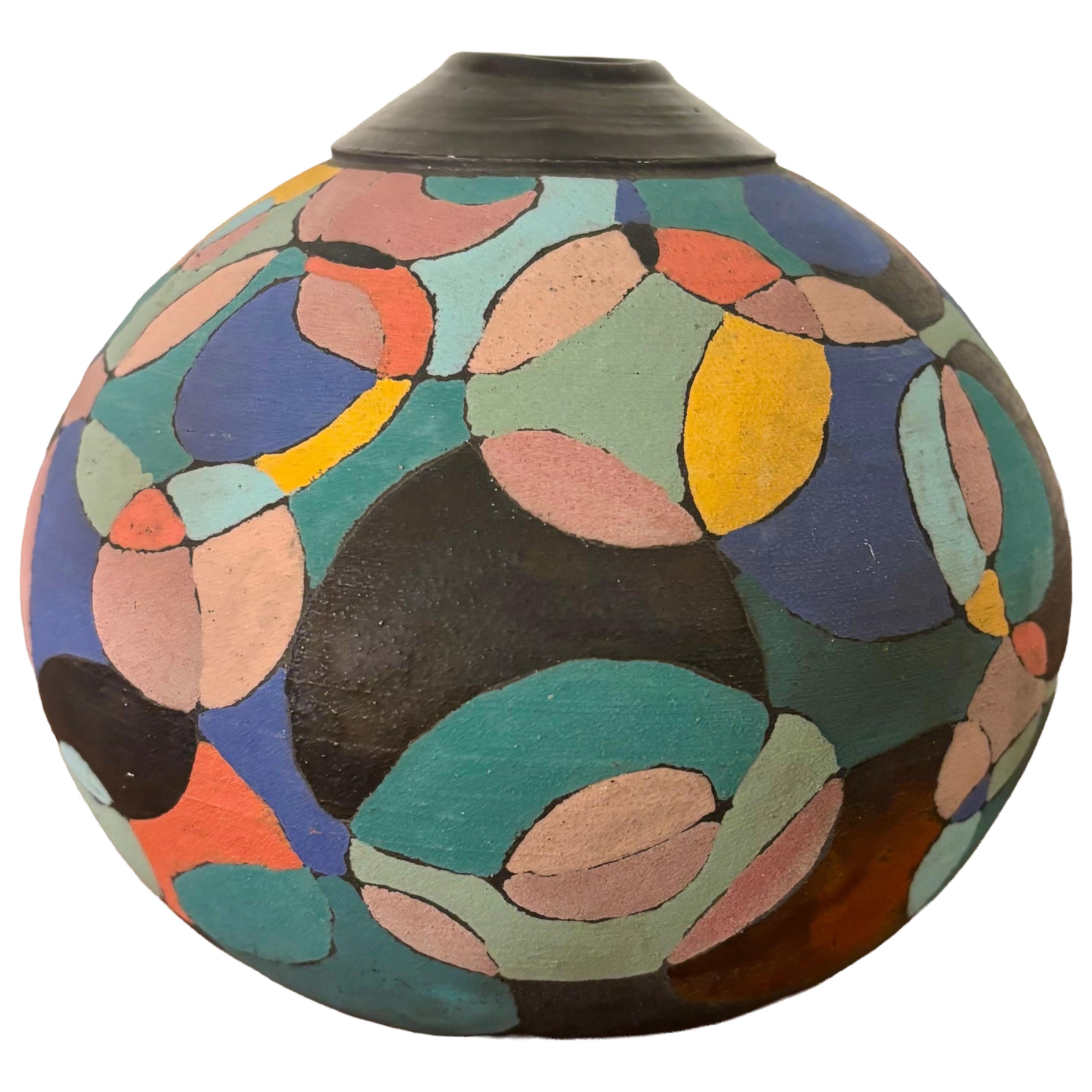 Studio Pottery Raku Postmoderno Pop Art Firmato dall'artista in vendita