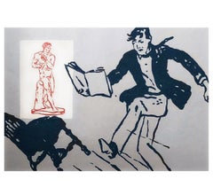 Stampa serigrafica Pop Art postmoderna "Classic Heroes" di David Bromley