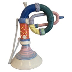 Postmodern Pottery French Horn Steve Smeed 1997