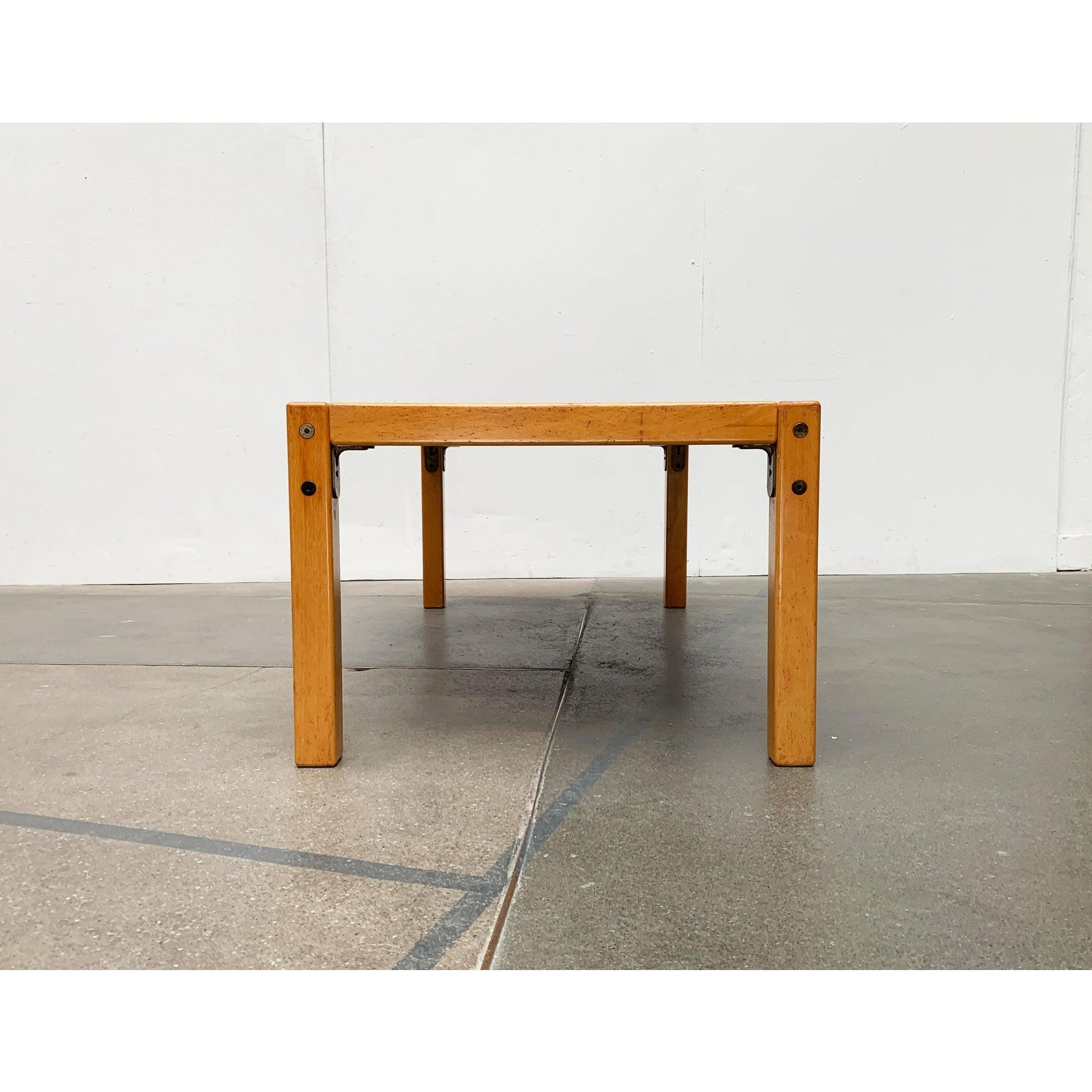 Metal Postmodern Profilsystem Coffee Table by Elmar Flötotto for Flötotto, 1970s For Sale