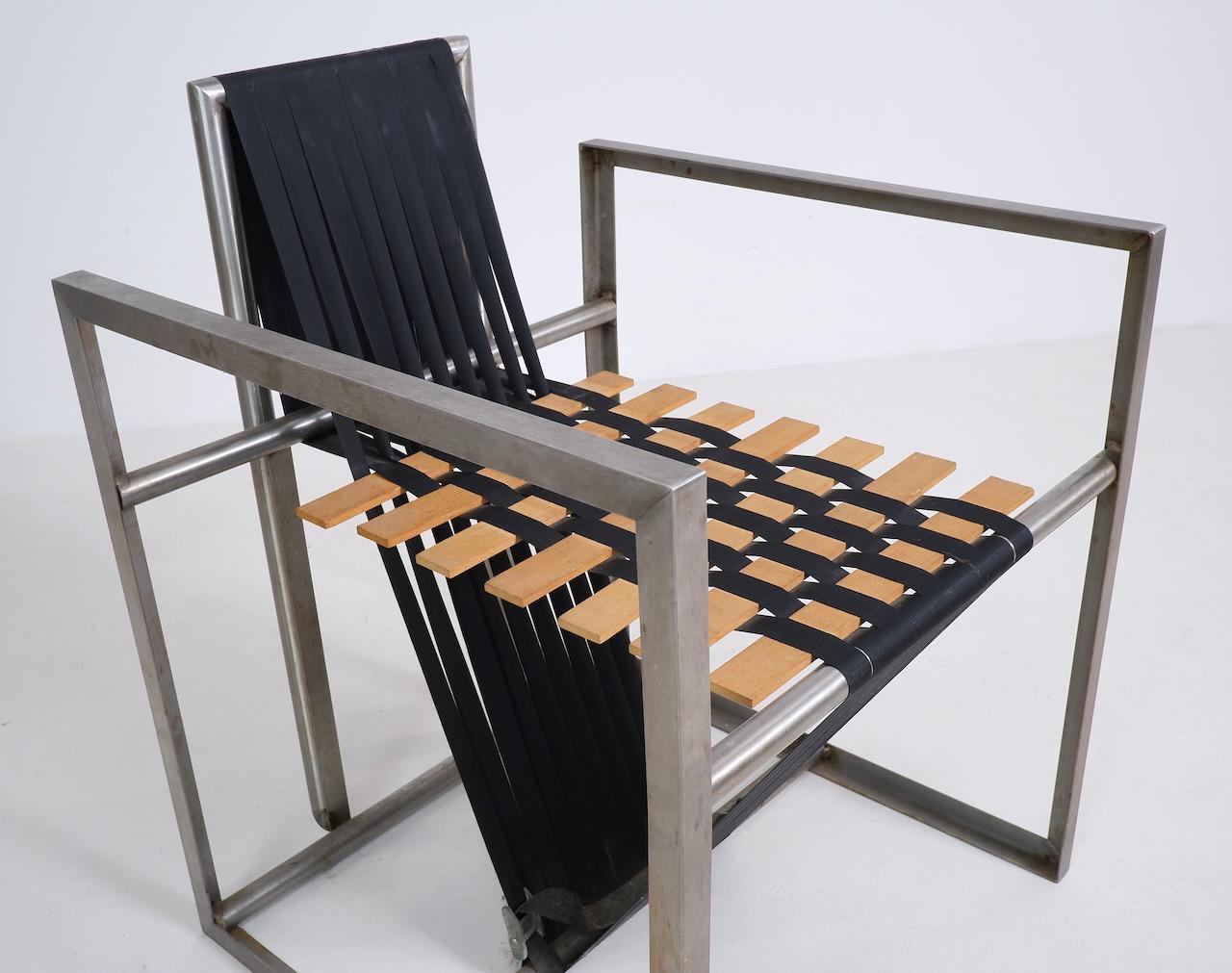 Steel Postmodern Prototype Chair 2