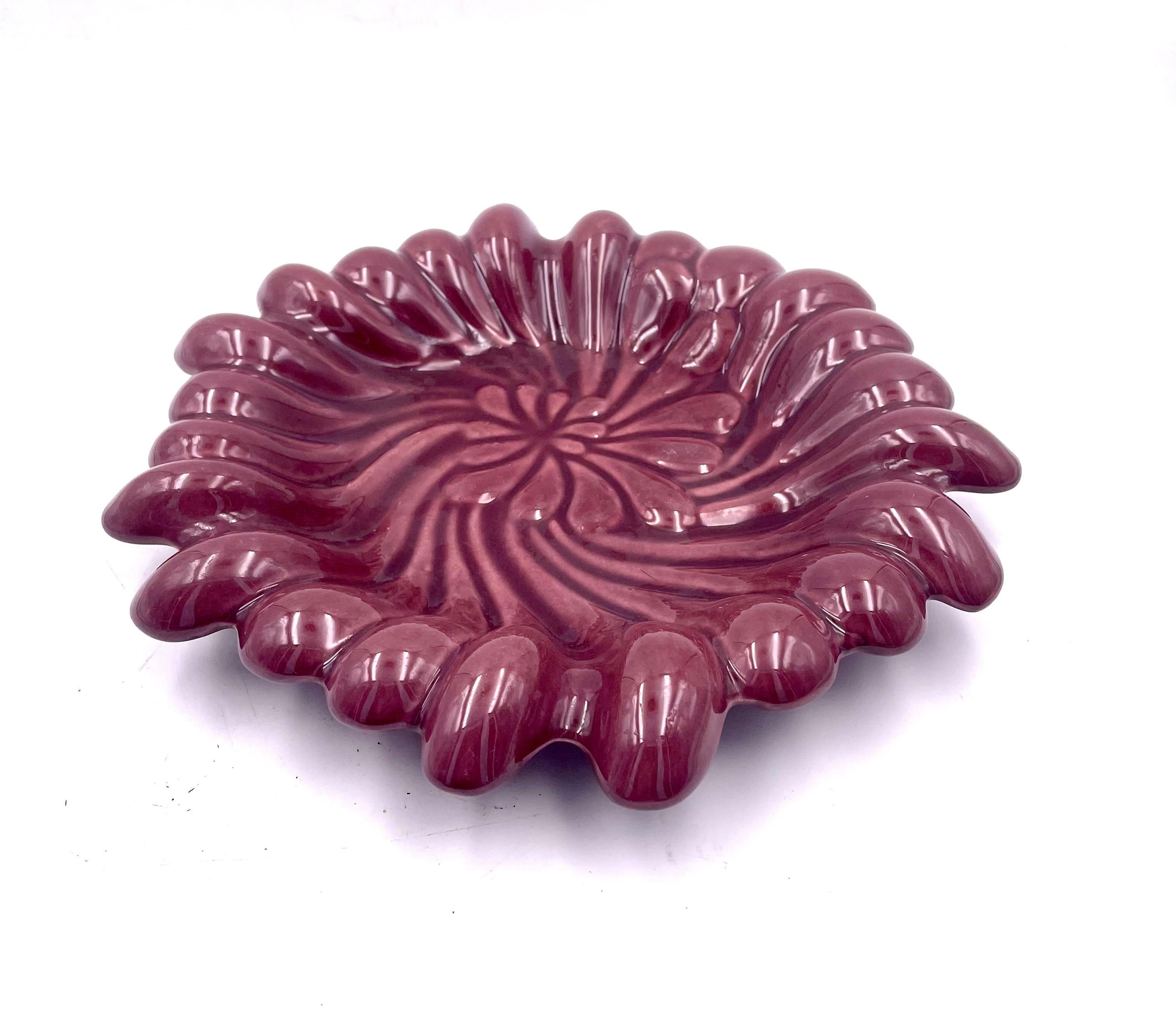 Mid-Century Modern Postmodern Rare Ceramic Decorative Bowl by Jaru Pottery