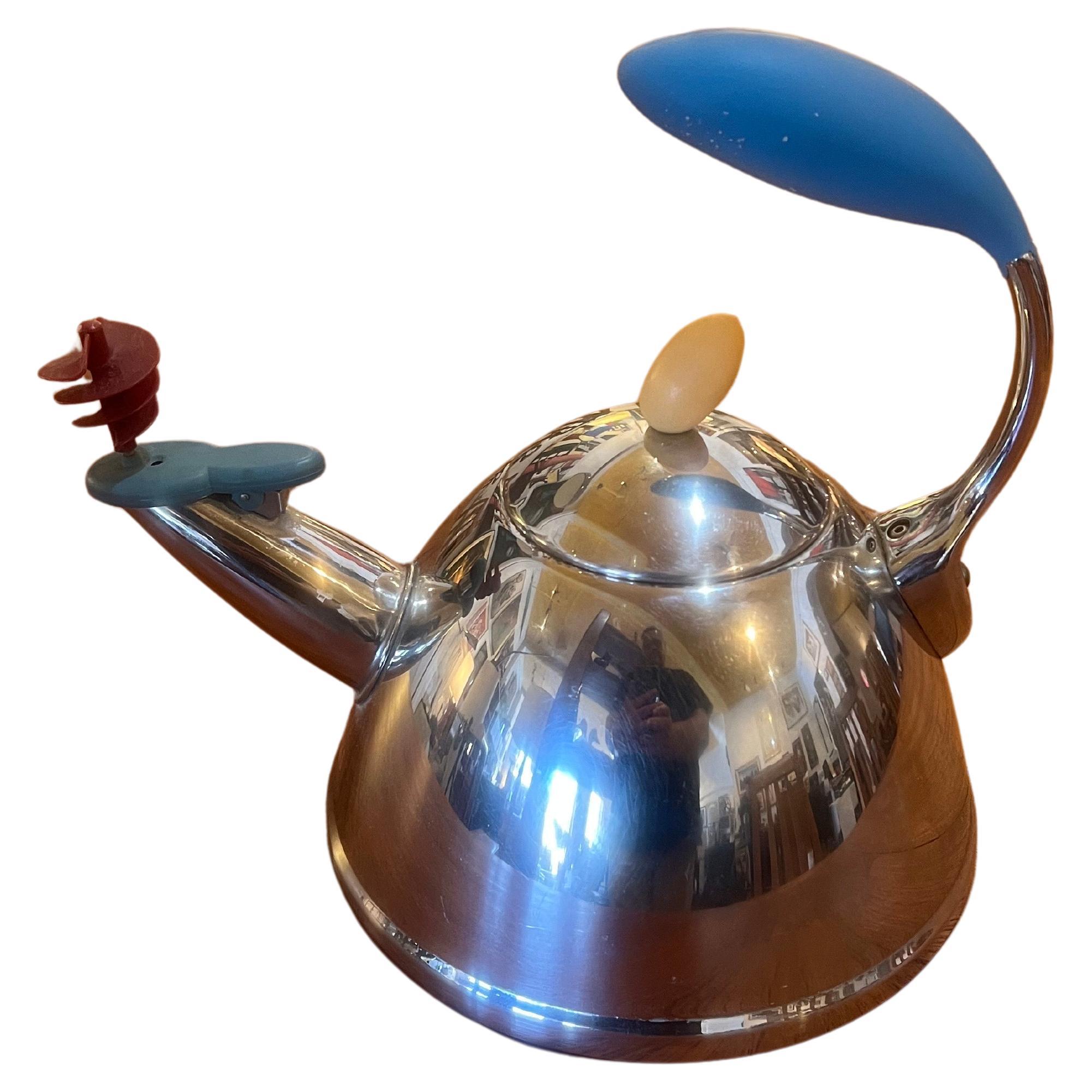 Postmodern Rare Tea Kettle Designed by Michael Graves In Good Condition For Sale In San Diego, CA