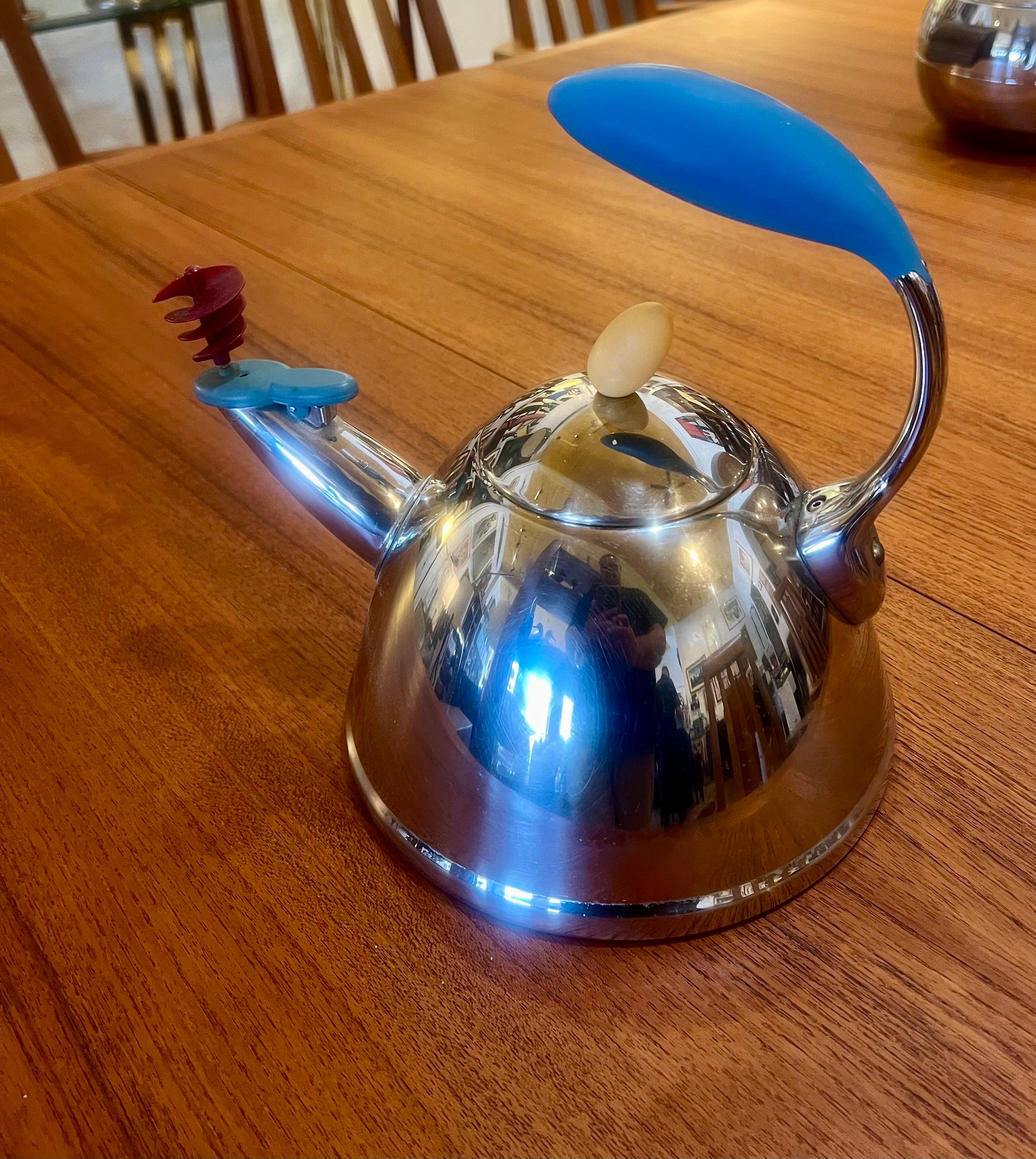 20th Century Postmodern Rare Tea Kettle Designed by Michael Graves For Sale