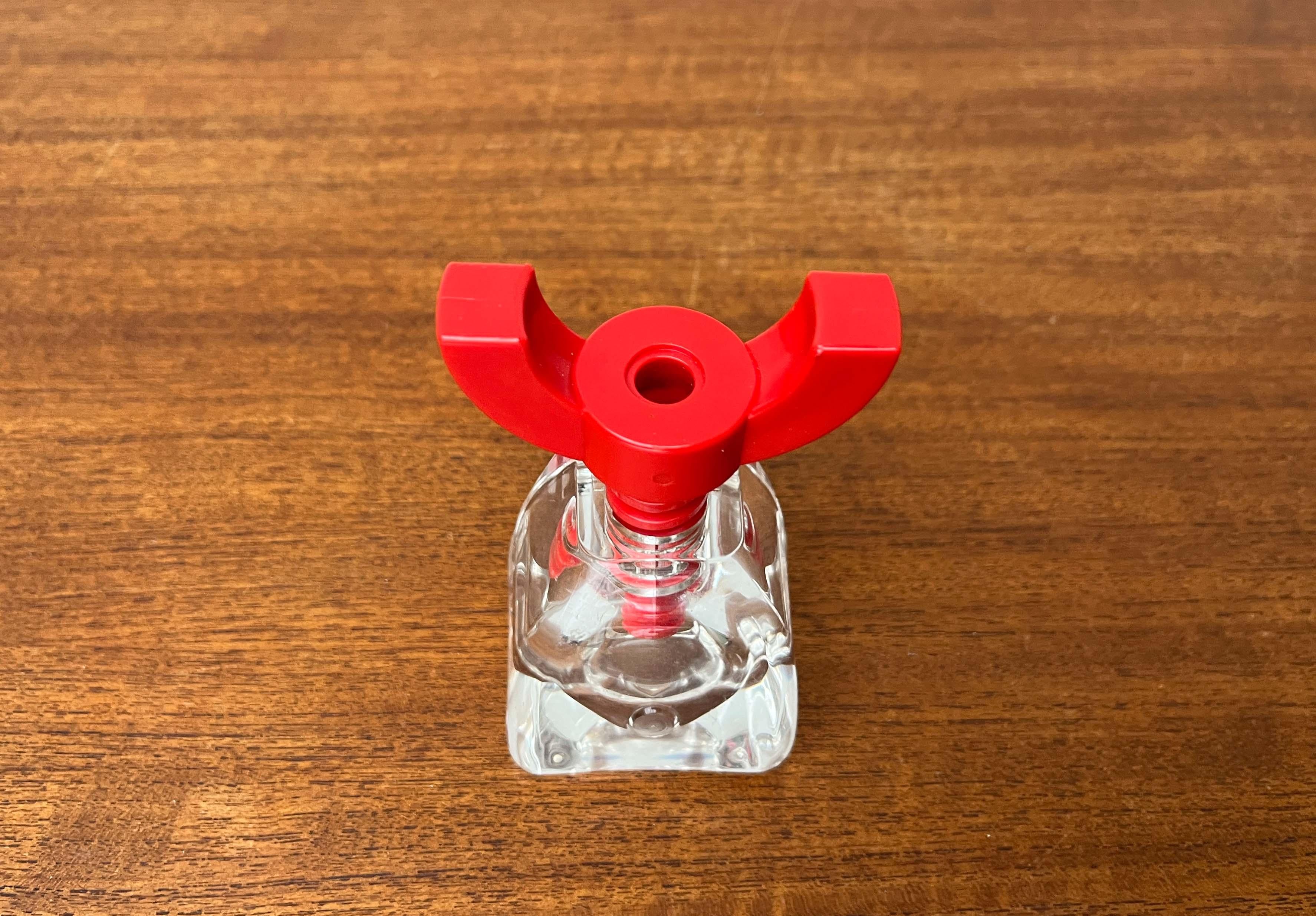 Postmodern Red Acrylic Nutcracker, Finland, 1980s For Sale 9