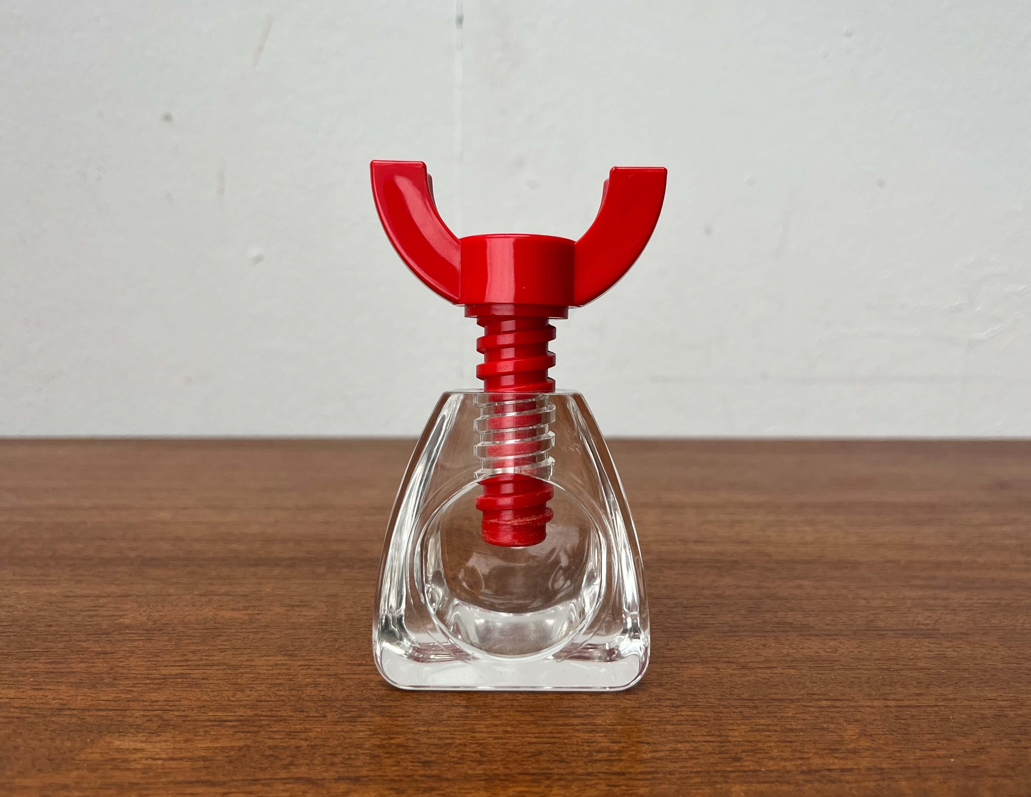 Post-Modern Postmodern Red Acrylic Nutcracker, Finland, 1980s For Sale