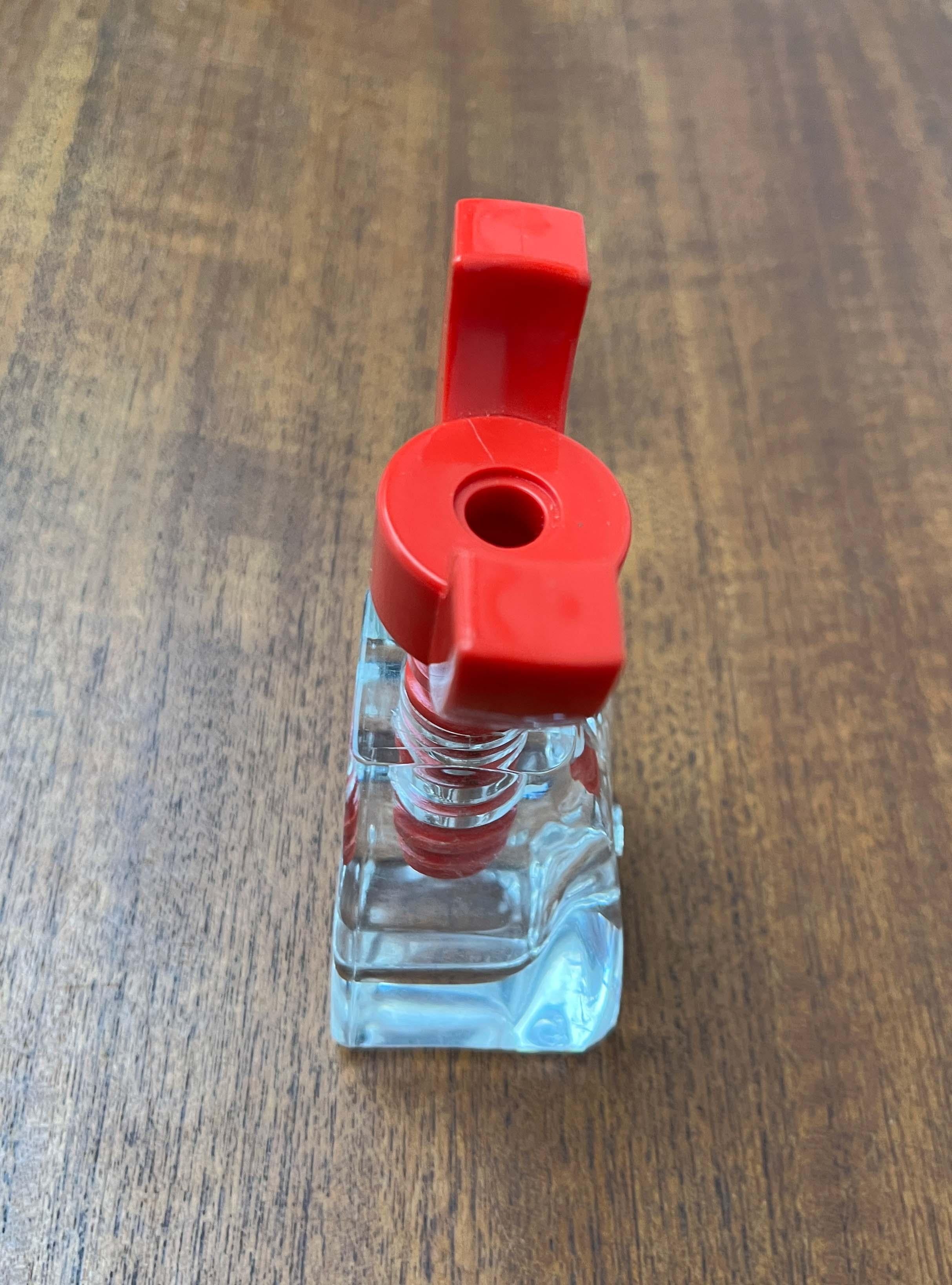 Plastic Postmodern Red Acrylic Nutcracker, Finland, 1980s For Sale