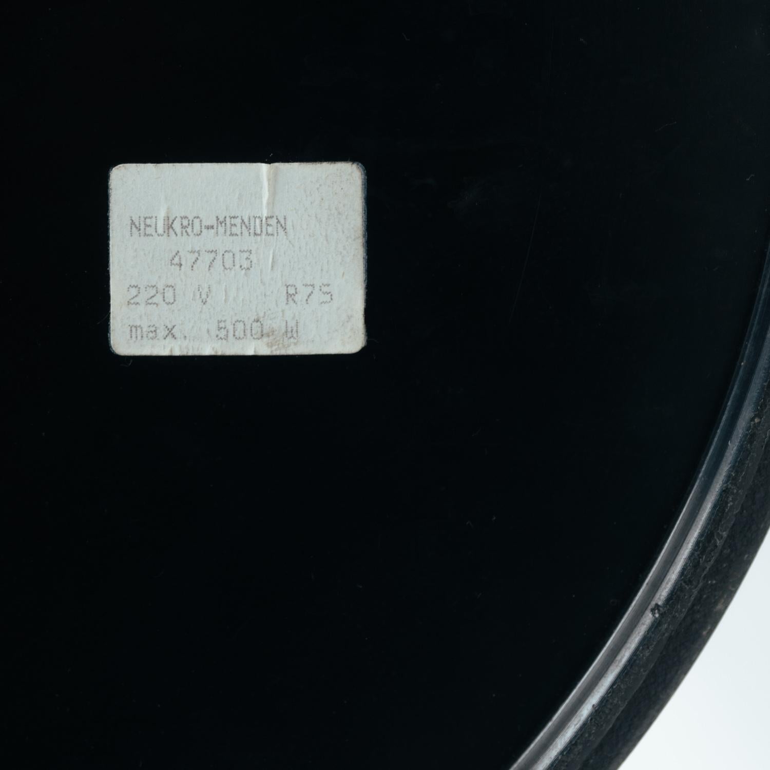 Lámpara de pie posmoderna rojo negro blanco, xl, Neukro Menden, Memphis Alemania años 80 en venta 8
