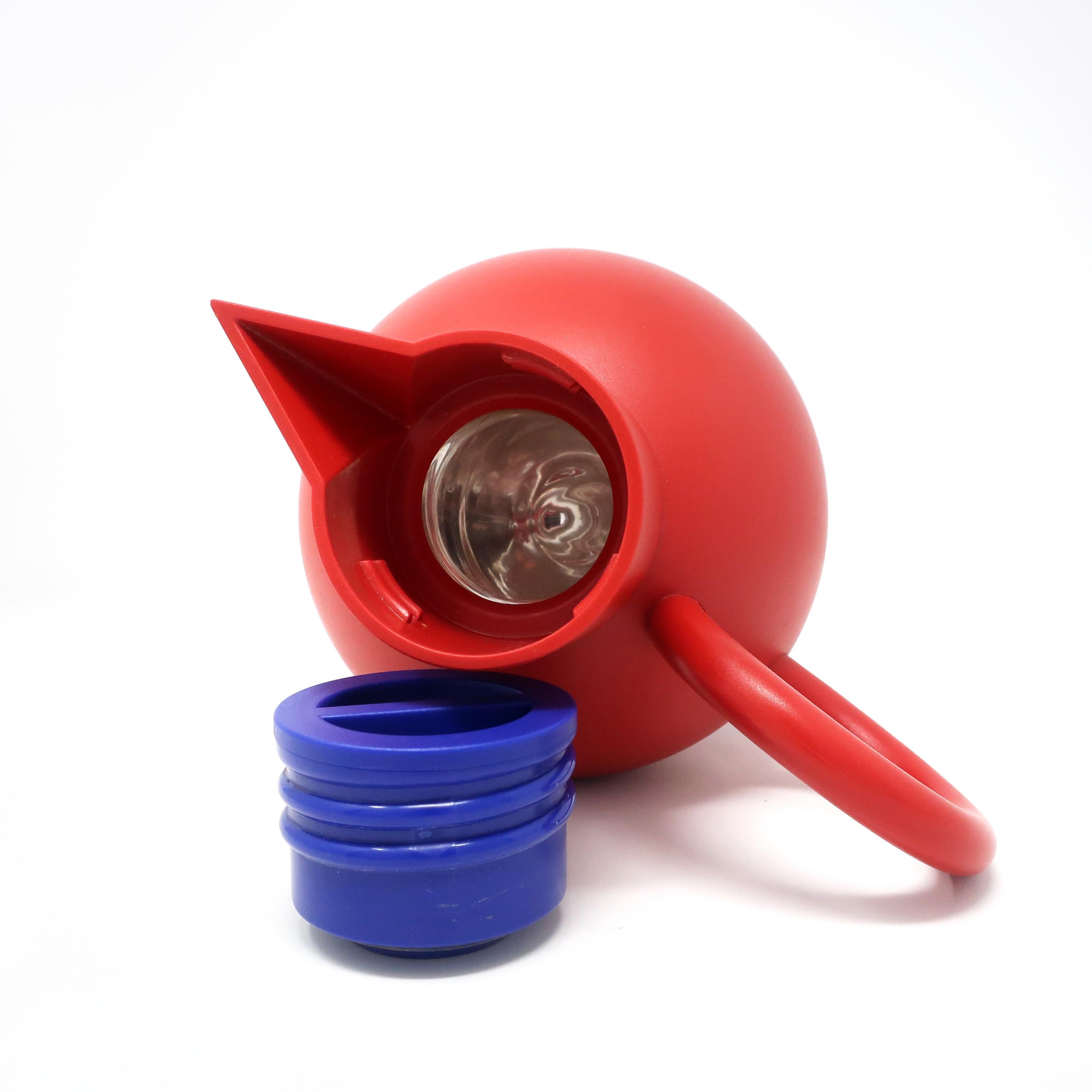Postmodern Red Euclid Thermos by Michael Graves for Alessi 1