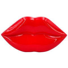 Postmodern Red Lips Trinket Box by Guy Bourdin Pop Art