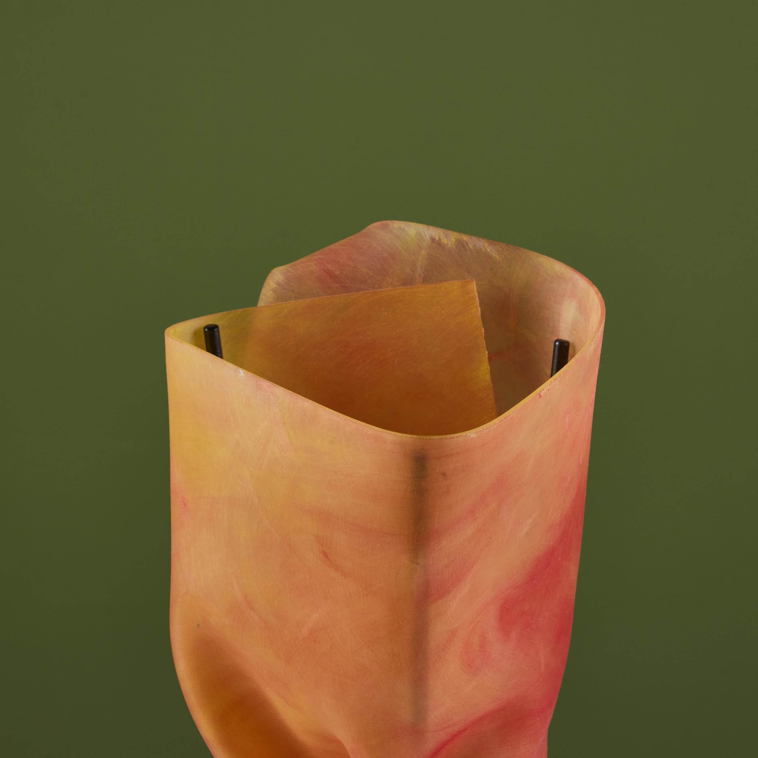 Postmodern Resin Shade Table Lamp For Sale 3