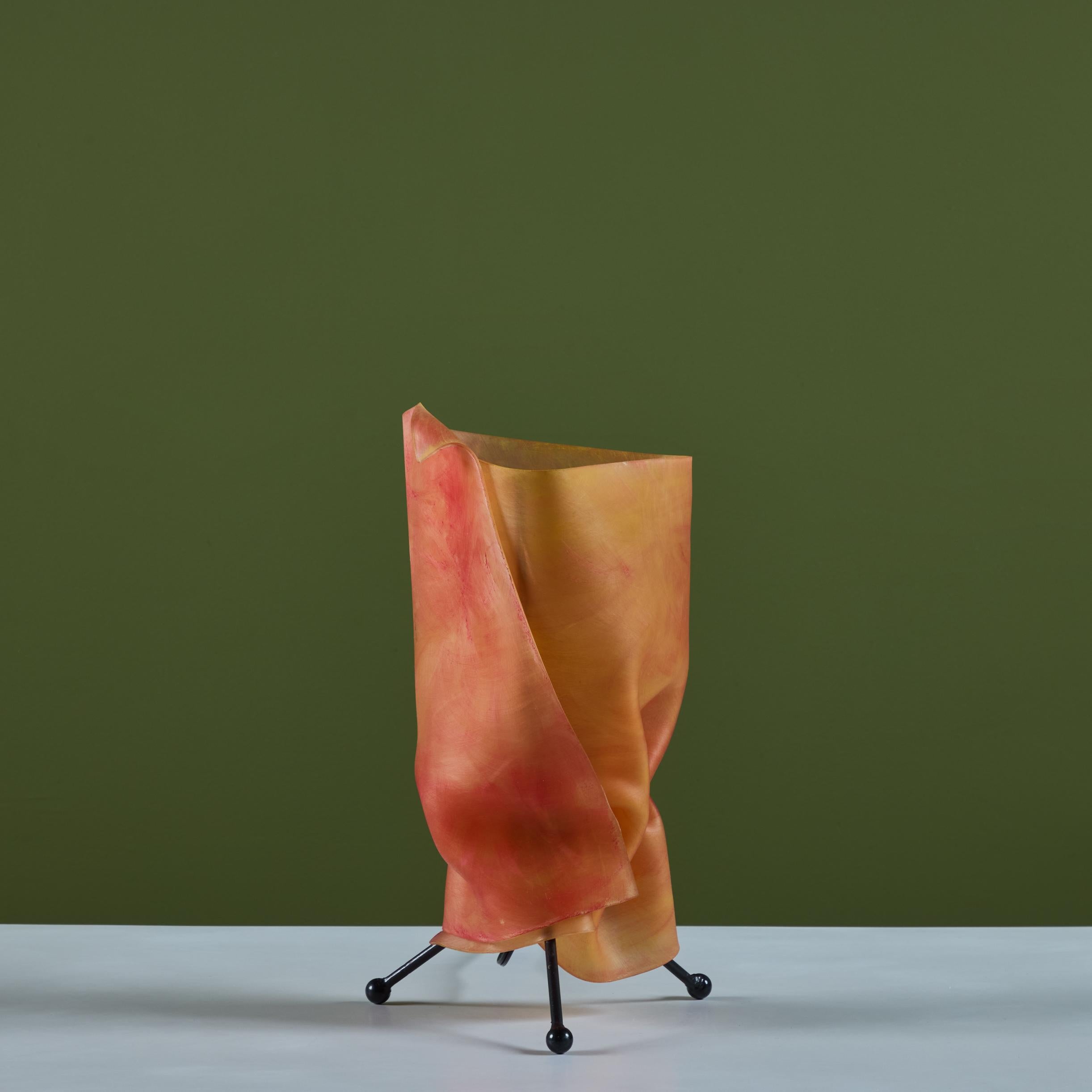 20th Century Postmodern Resin Shade Table Lamp For Sale