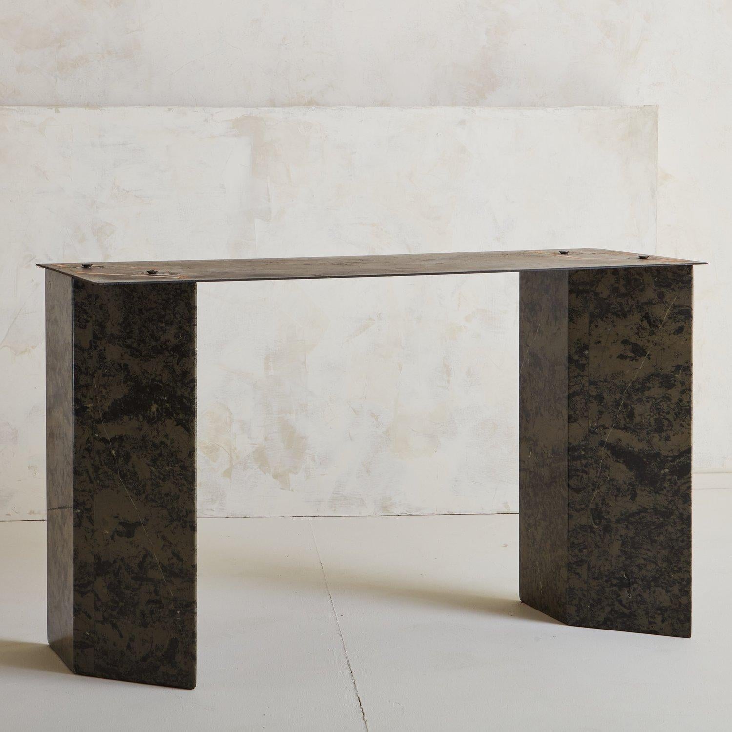 Unknown Postmodern Roche-Bobois Marble Dining Table, 1980s For Sale