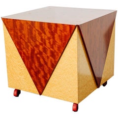 Postmodern Rolling Cabinet or Bar