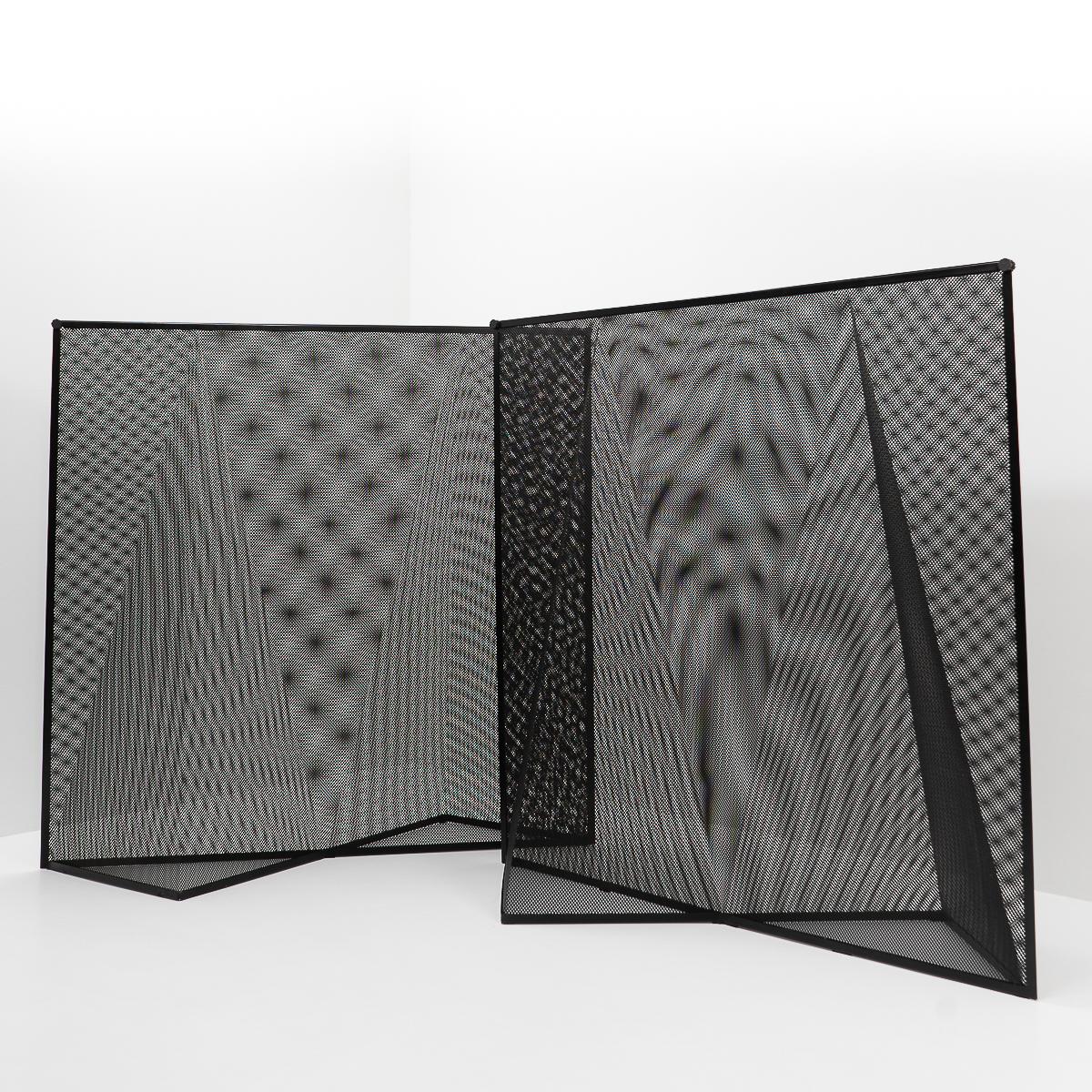 Postmodern Room Dividers / Paravents, Nilla Rosa by Mario Botta for Alias, 1980s For Sale 6