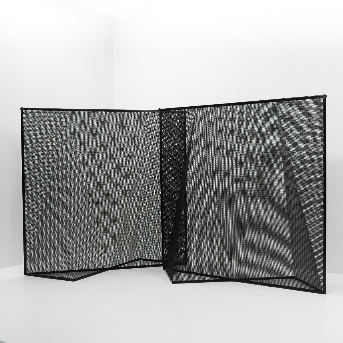 Postmodern Room Dividers / Paravents, Nilla Rosa by Mario Botta for Alias, 1980s For Sale 7