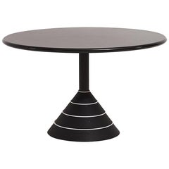 Postmodern Round Dining Table, circa 1980s