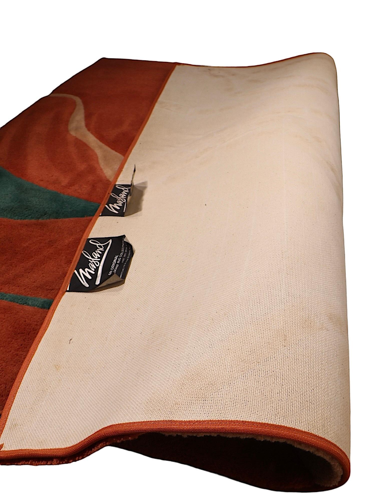 Tapis postmoderne de Masland Carpets des années 1980 en vente 2