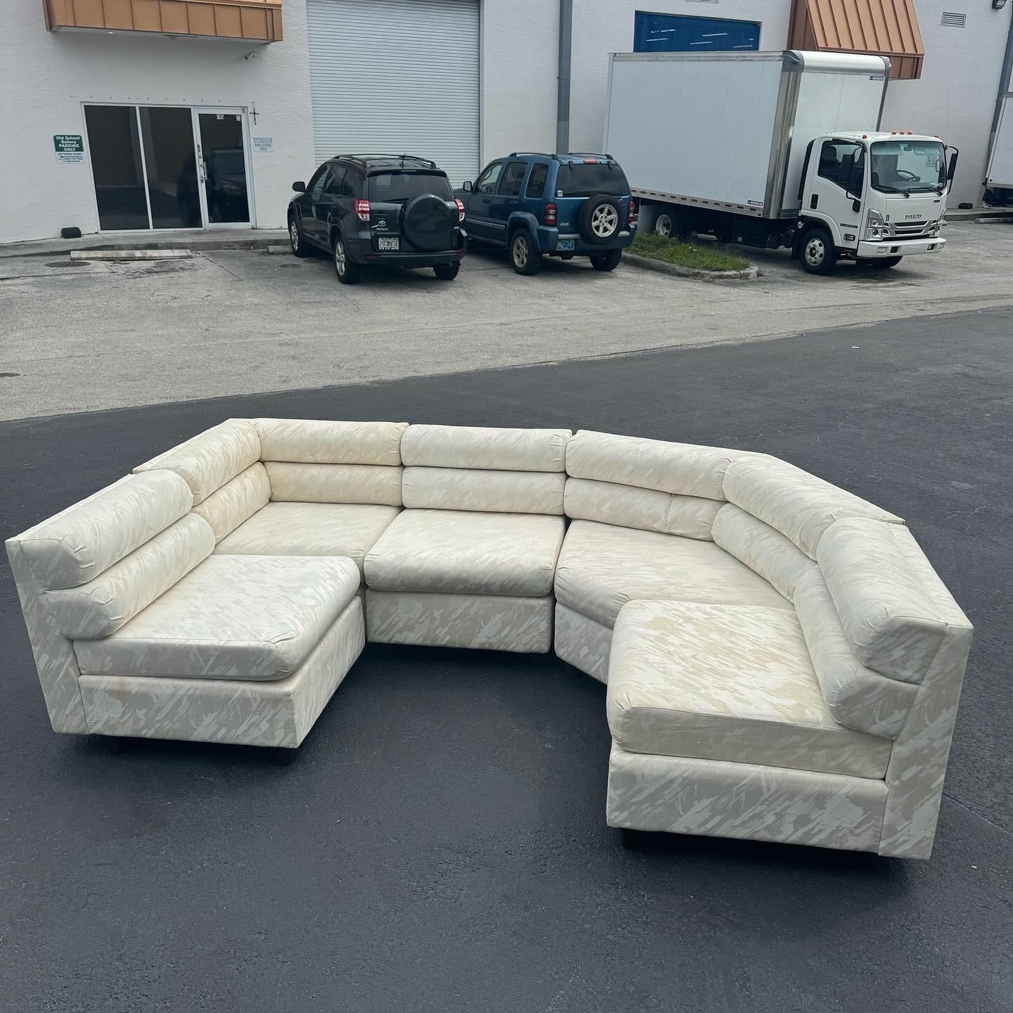 Postmodern Sculpted Modular Sofa by Carter 1