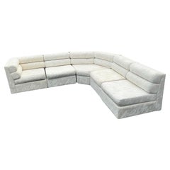 Postmodern Sculpted Modular Sofa by Carter