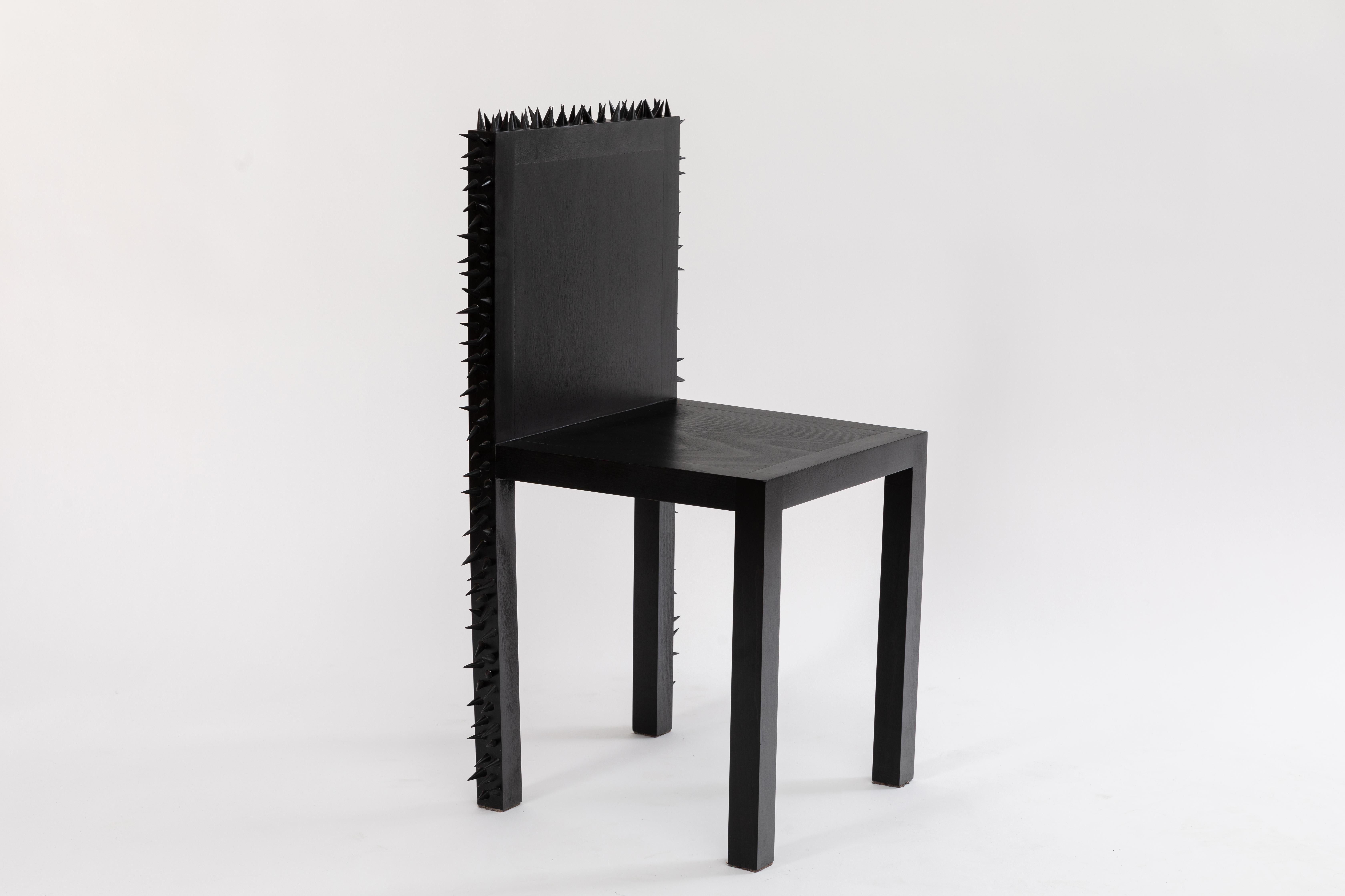 Lacquered Postmodern Sculptural Chair 