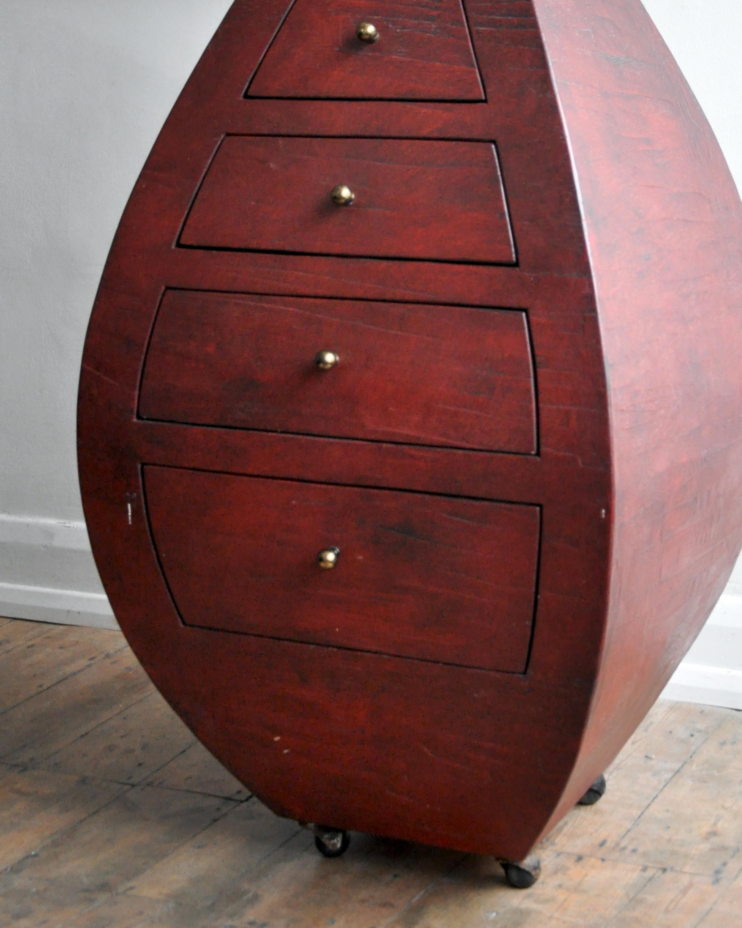 Post-Modern Postmodern Sculptural Chest by Richard Snyder For Sale