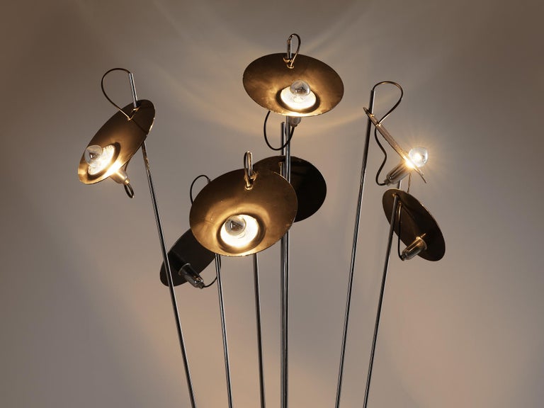 Postmodern Sculptural Italian Floor Lamp with Multiple Shades For Sale ...