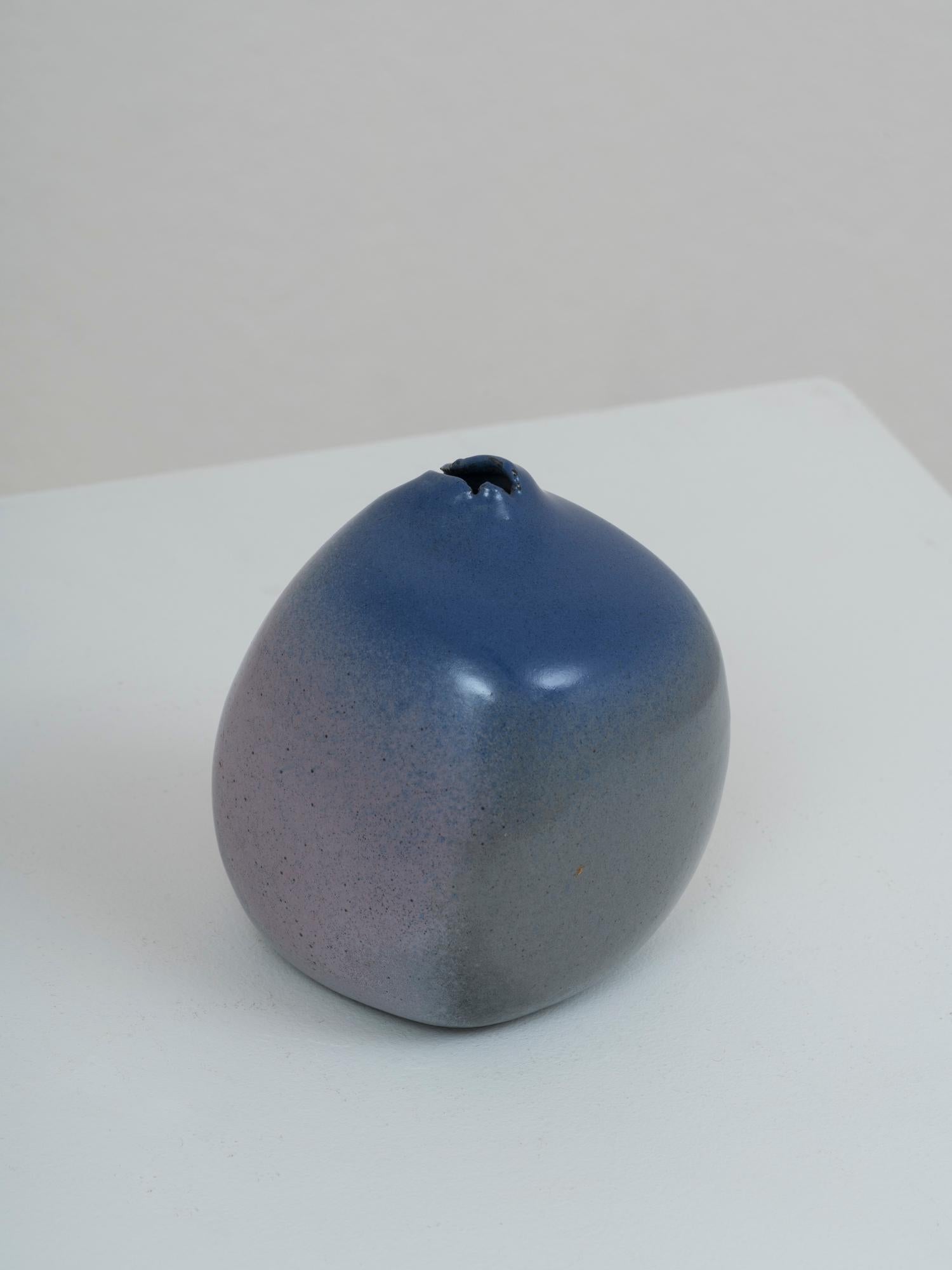Italian Postmodern sculptural One-Off Ceramic Vase by Pino Castagna, 1990s For Sale