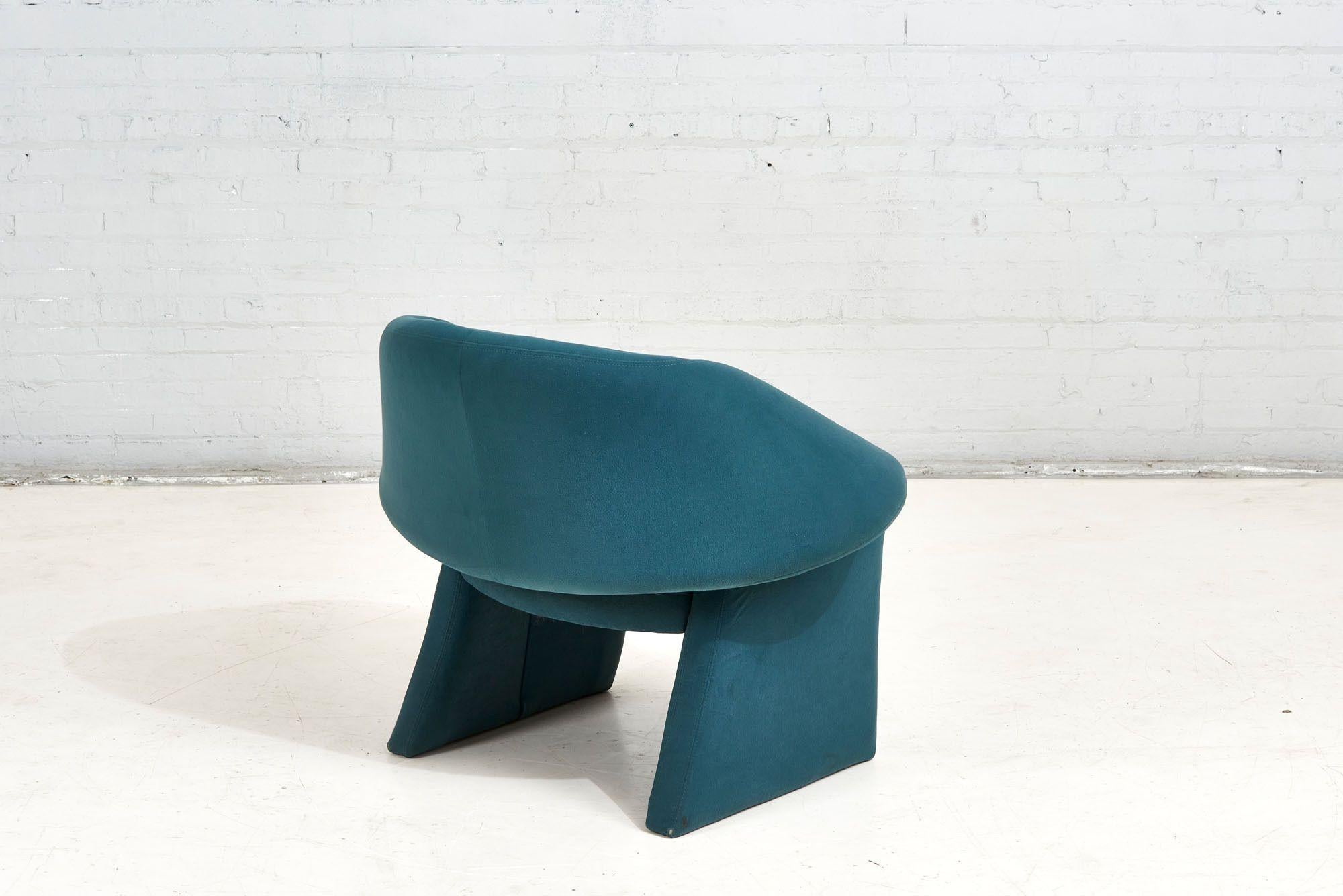 Post-Modern Post Modern Sculptural Ribbon Lounge Chair, 1980 For Sale