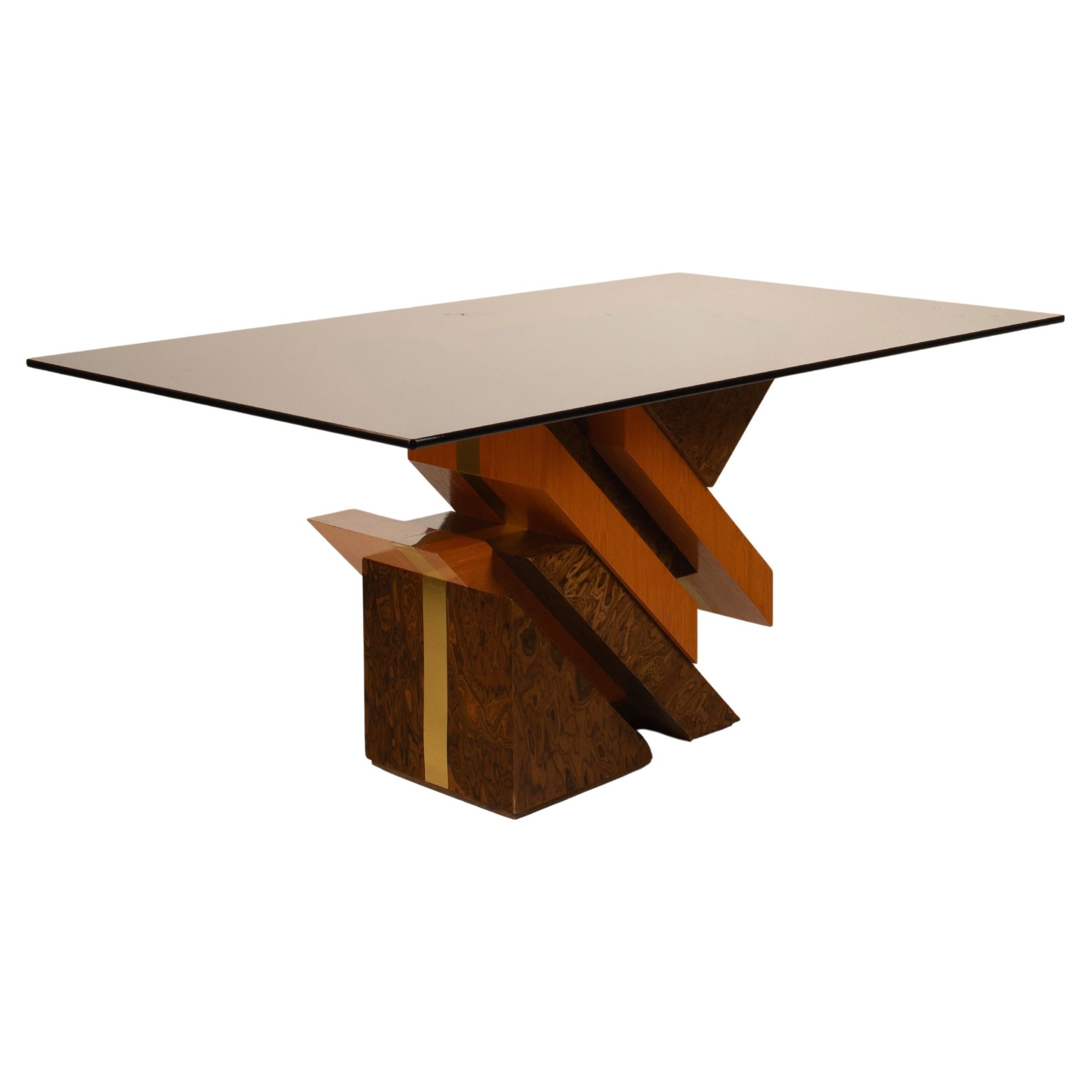 Postmodern Sculptural Table by Poggioli, Italy, 1970s