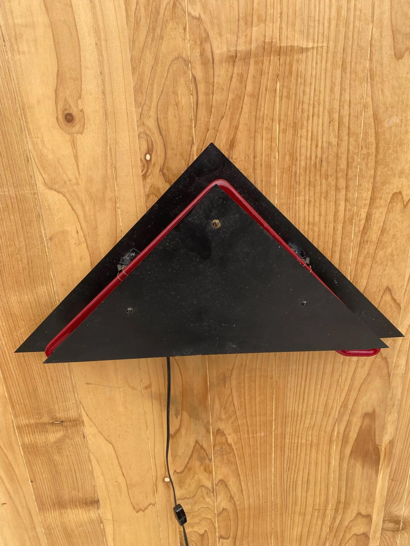 Postmodern Sculpture Torchiere Wall Sconce Rudi Stern “Let There Be Neon” Style In Good Condition For Sale In Chicago, IL