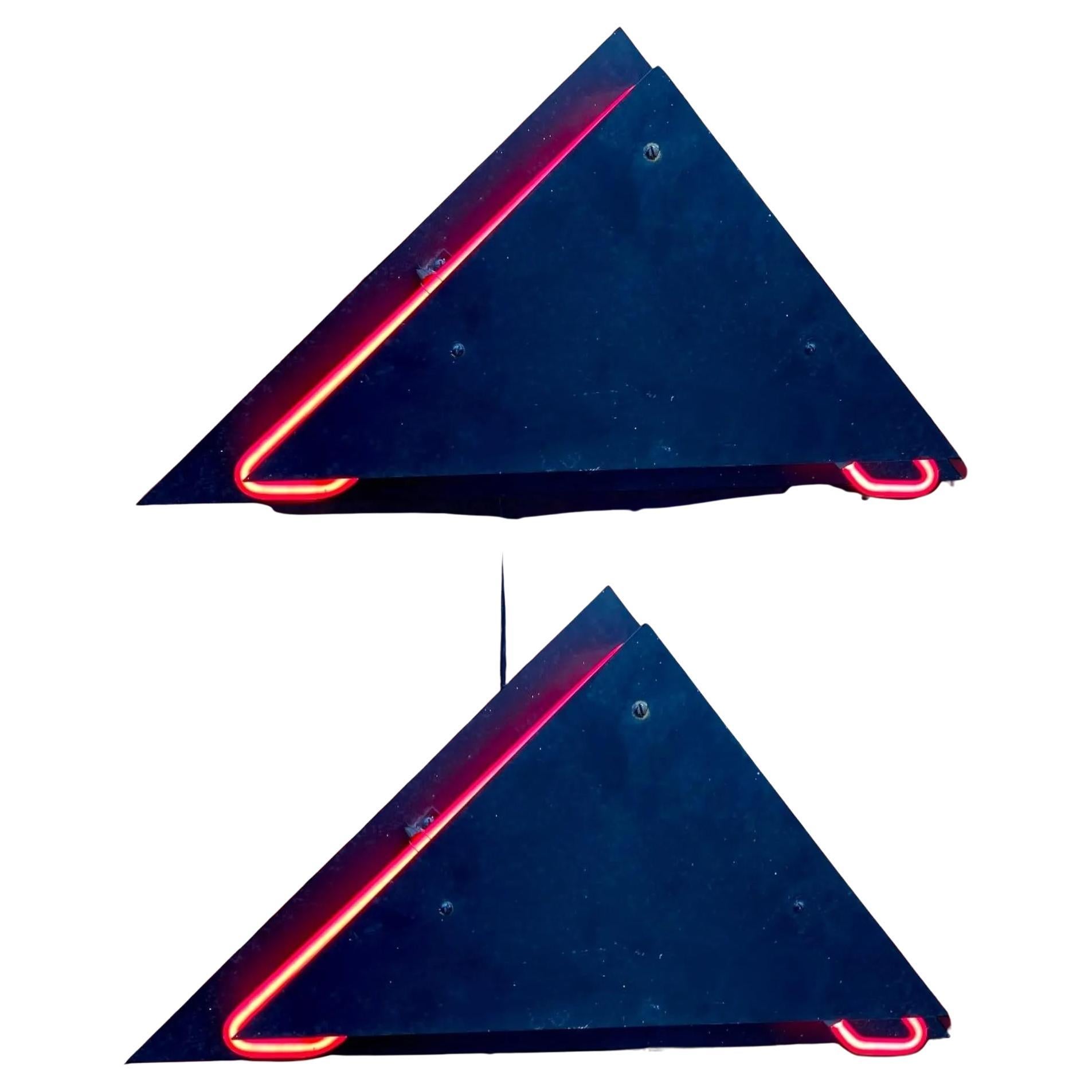 Postmodern Sculpture Torchiere Wall Sconce Rudi Stern “Let There Be Neon” Style For Sale