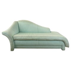 Postmodern Sea Foam Green Chaise Lounge